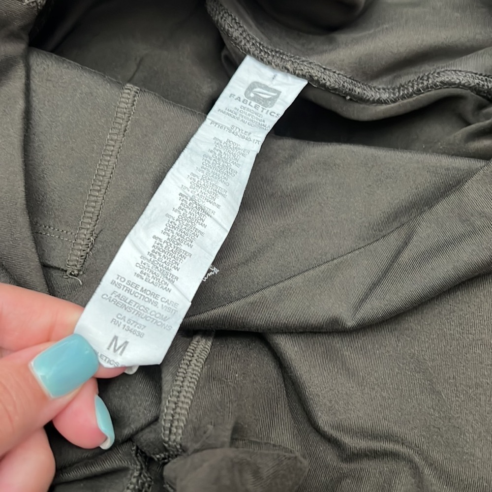 Dark Green Fabletics High Compression Legging - image 3